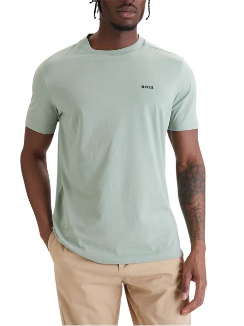 T-shirt stretch con logo Boss Green | 50506373359